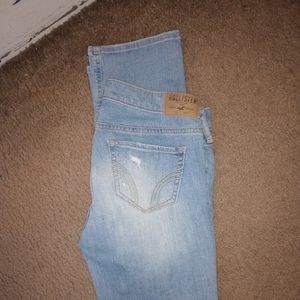 Hollister women's stretch jeans pants skinny distressed 5 long 5L